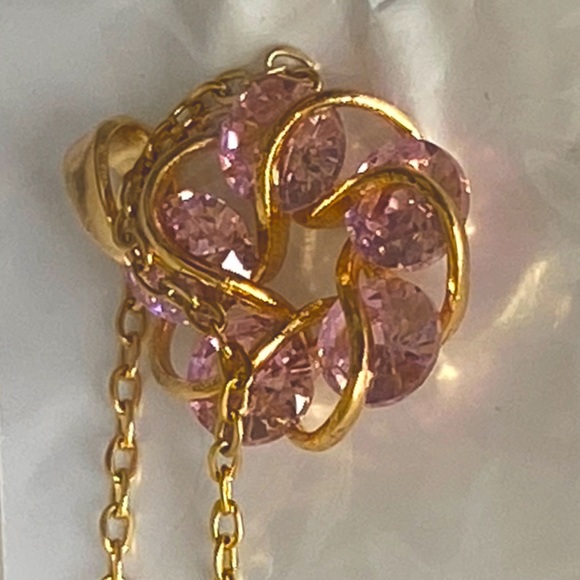 NWT-3 Styles🌸💧🍀Pretty🪞Sparkly Faux Swarovski Like Faceted Lab Created Stones - Picture 9 of 16